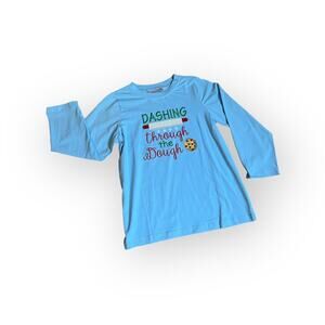 Smocking Dog Boutique Holiday Appliqué Long Sleeve